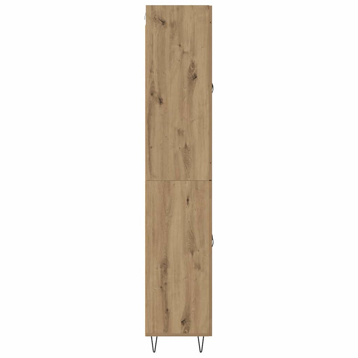 Bufet Stejar Artizanal 69,5 x 34 x 180 cm Lemn compozit - WALTI WALTI