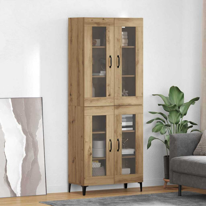 Bufet Stejar Artizanal 69,5 x 34 x 180 cm Lemn compozit - WALTI WALTI
