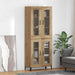 Bufet Stejar Artizanal 69,5 x 34 x 180 cm Lemn compozit - WALTI WALTI