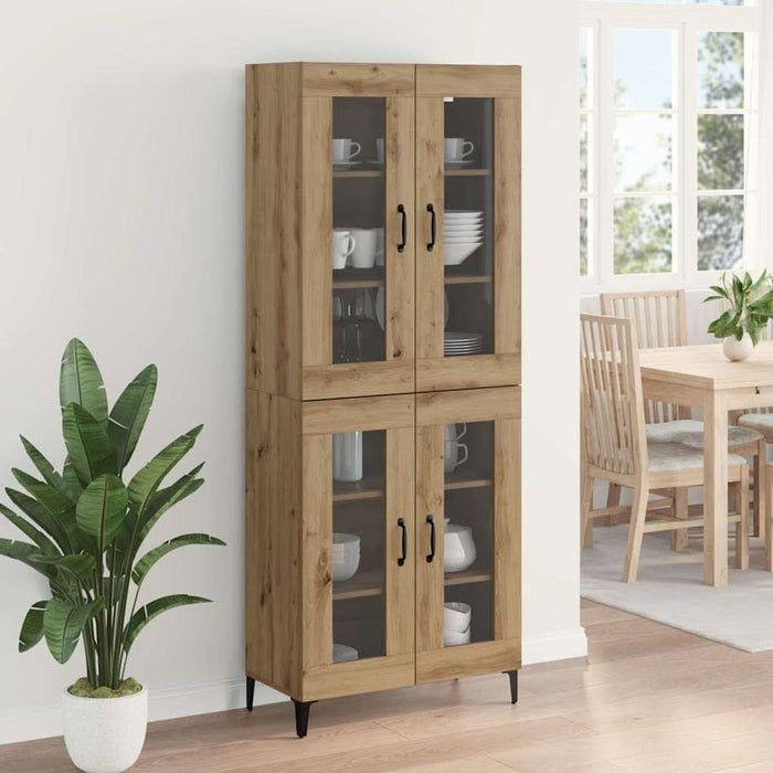 Bufet Stejar Artizanal 69,5 x 34 x 180 cm Lemn compozit - WALTI WALTI
