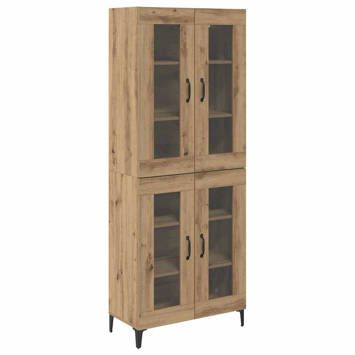 Bufet Stejar Artizanal 69,5 x 34 x 180 cm Lemn compozit - WALTI WALTI