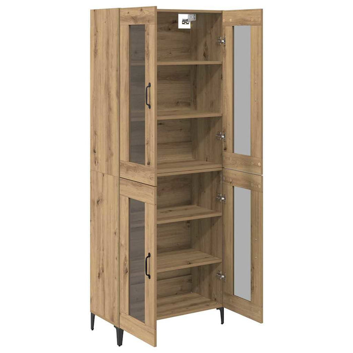 Bufet Stejar Artizanal 69,5 x 34 x 180 cm Lemn compozit - WALTI WALTI