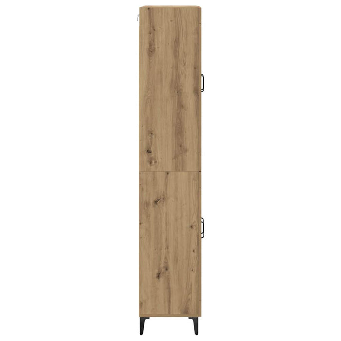 Bufet Stejar Artizanal 69,5 x 34 x 180 cm Lemn compozit - WALTI WALTI