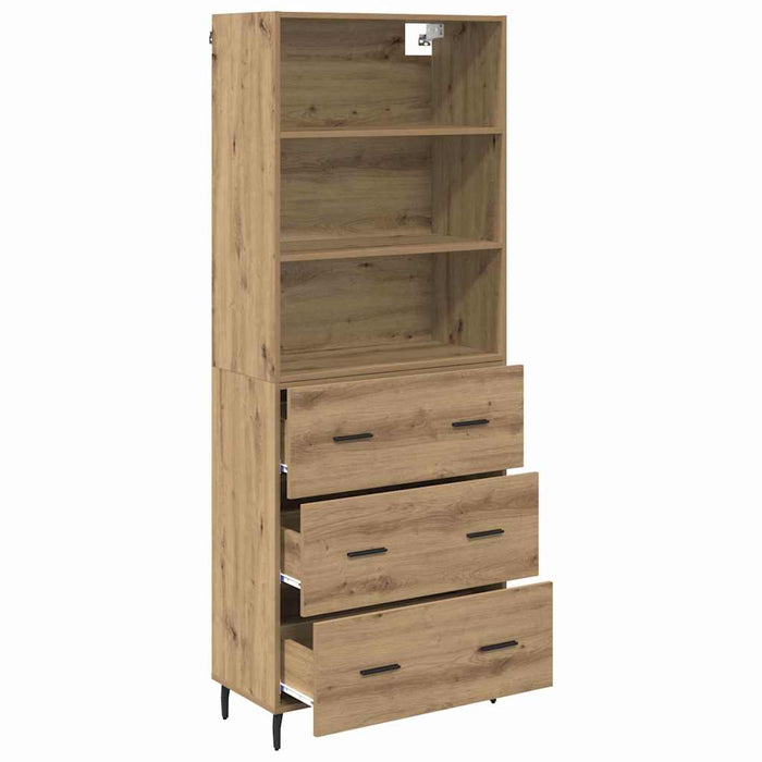 Bufet cu sertar Stejar Artizanal 69,5 x 34 x 180 cm - WALTI WALTI