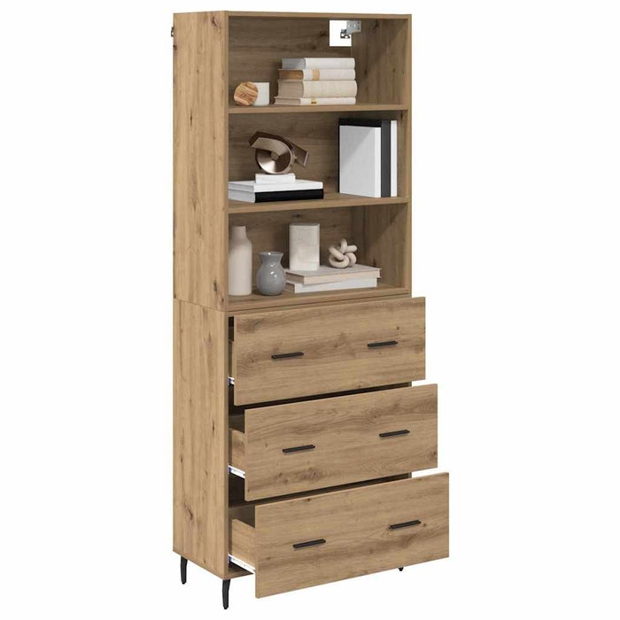 Bufet cu sertar Stejar Artizanal 69,5 x 34 x 180 cm - WALTI WALTI