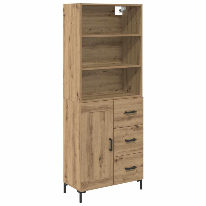 Bufet Stejar Artizanal 69,5 x 34 x 180 cm Lemn compozit - WALTI WALTI