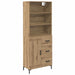 Bufet Stejar Artizanal 69,5 x 34 x 180 cm Lemn compozit - WALTI WALTI