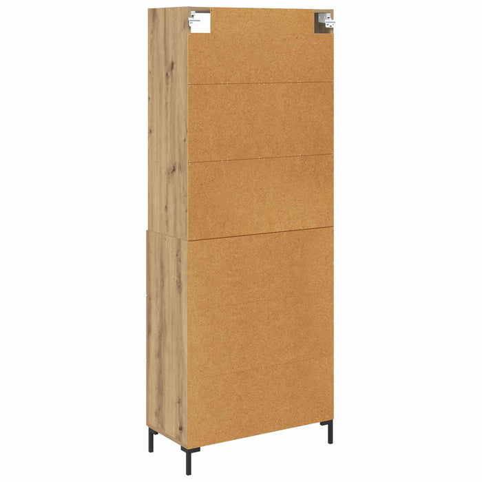Bufet Stejar Artizanal 69,5 x 34 x 180 cm Lemn compozit - WALTI WALTI