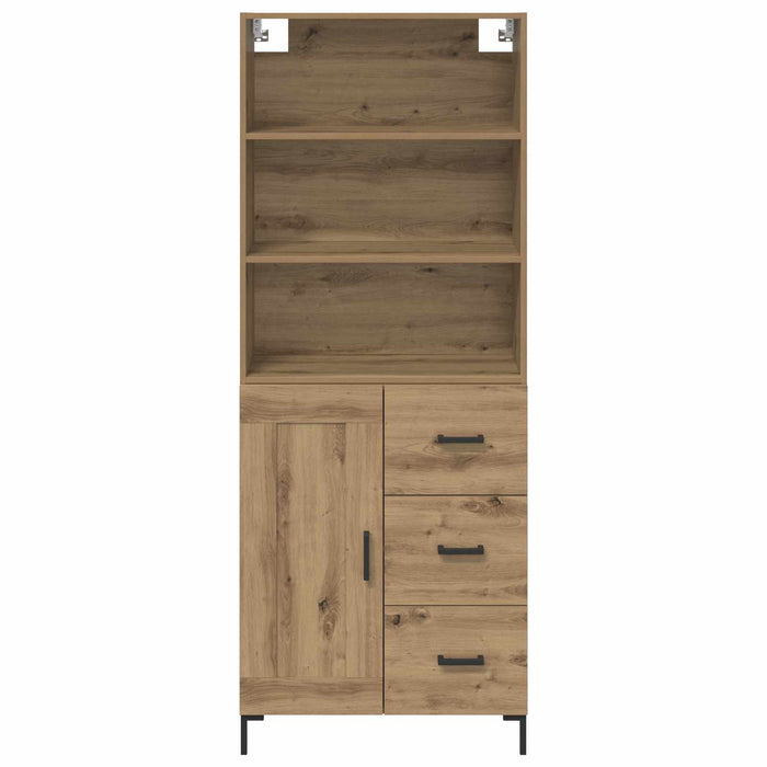 Bufet Stejar Artizanal 69,5 x 34 x 180 cm Lemn compozit - WALTI WALTI