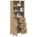 Bufet Stejar Artizanal 69,5 x 34 x 180 cm Lemn compozit - WALTI WALTI