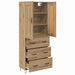 Bufet Stejar Artizanal 69,5 x 34 x 180 cm Lemn compozit - WALTI WALTI