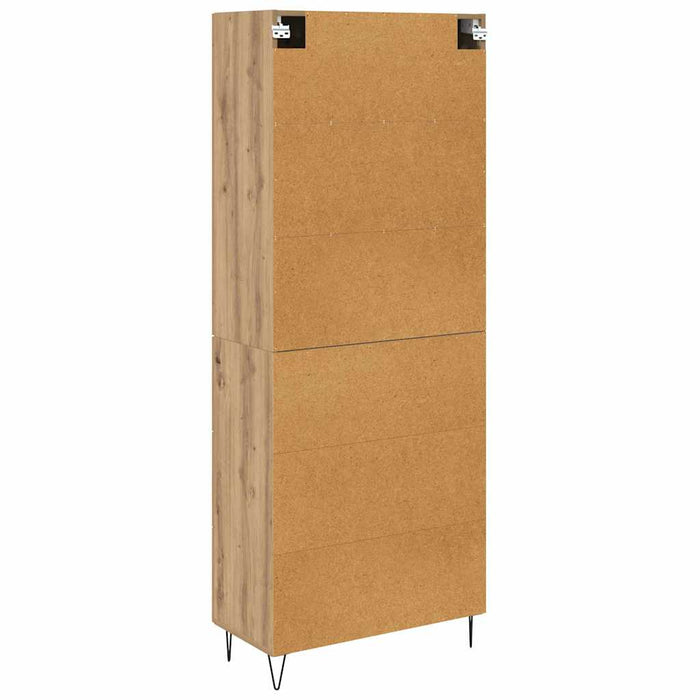 Bufet Stejar Artizanal 69,5 x 34 x 180 cm Lemn compozit - WALTI WALTI