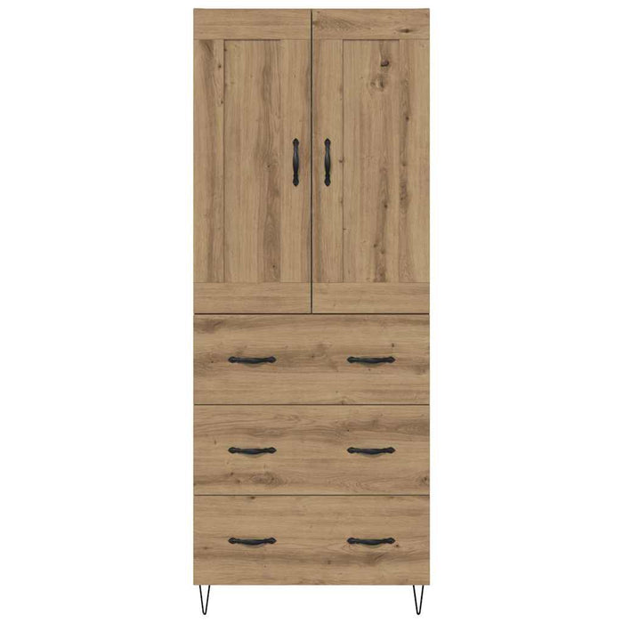 Bufet Stejar Artizanal 69,5 x 34 x 180 cm Lemn compozit - WALTI WALTI