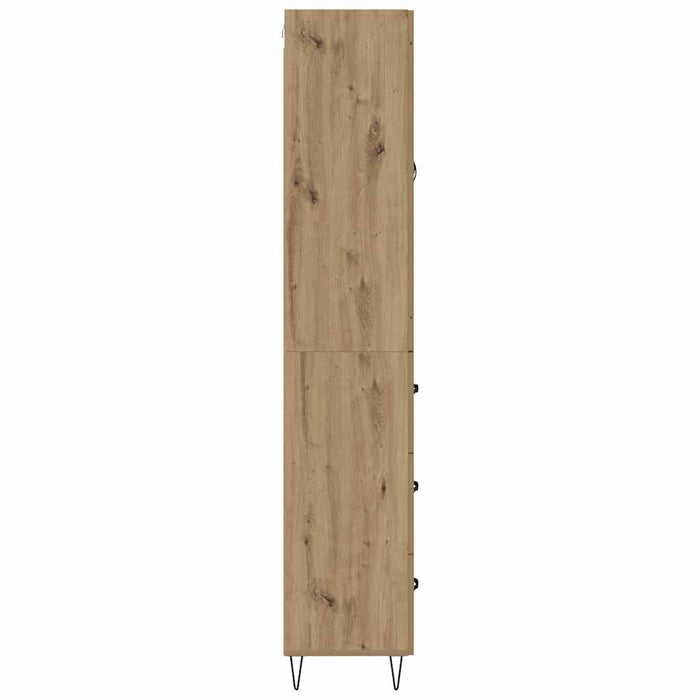 Bufet Stejar Artizanal 69,5 x 34 x 180 cm Lemn compozit - WALTI WALTI