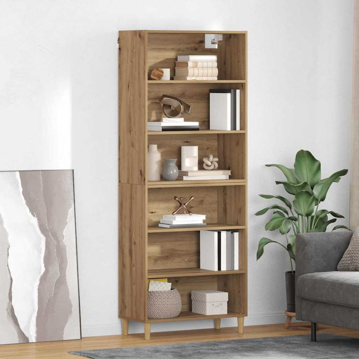 Bufet Stejar Artizanal 69,5 x 32,5 x 180 cm Lemn compozit - WALTI WALTI