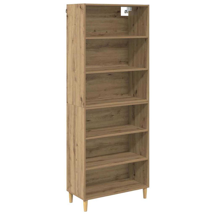 Bufet Stejar Artizanal 69,5 x 32,5 x 180 cm Lemn compozit - WALTI WALTI