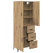 Bufet Stejar Artizanal 69,5 x 34 x 180 cm Lemn compozit - WALTI WALTI