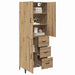 Bufet Stejar Artizanal 69,5 x 34 x 180 cm Lemn compozit - WALTI WALTI