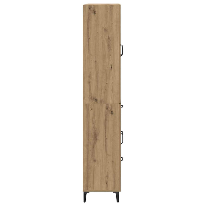 Bufet Stejar Artizanal 69,5 x 34 x 180 cm Lemn compozit - WALTI WALTI