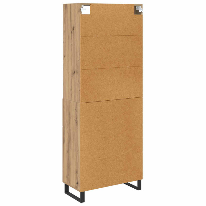 Bufet cu sertar 2 pcs Stejar Artizanal Lemn compozit - WALTI WALTI