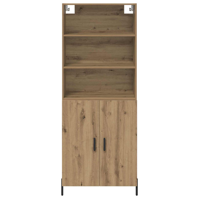 Bufet Stejar Artizanal 69,5 x 32,5 x 180 cm Lemn compozit - WALTI WALTI
