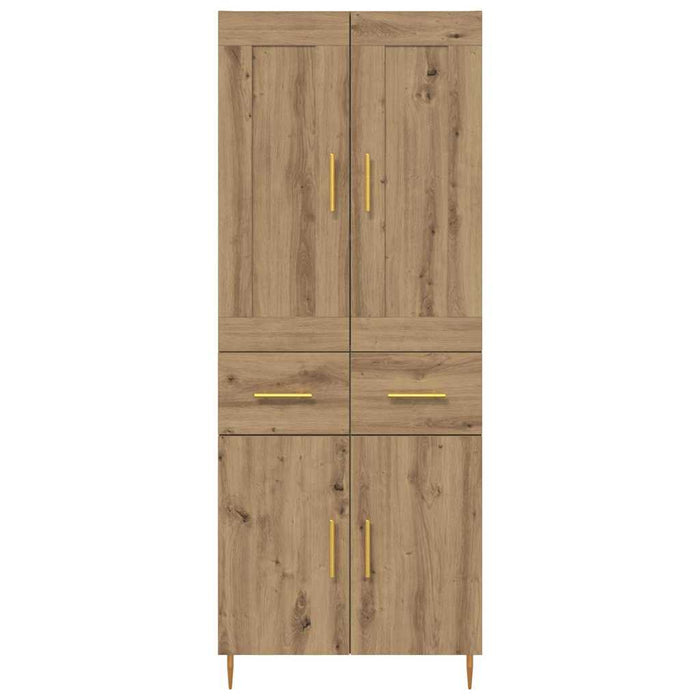 Bufet Stejar Artizanal 69,5 x 34 x 180 cm Lemn compozit - WALTI WALTI