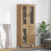 Bufet Stejar Artizanal 69,5 x 34 x 180 cm Lemn compozit - WALTI WALTI