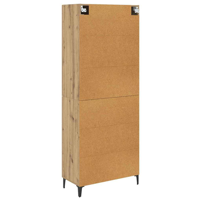 Bufet Stejar Artizanal 69,5 x 34 x 180 cm Lemn compozit - WALTI WALTI