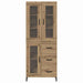 Bufet Stejar Artizanal 69,5 x 34 x 180 cm Lemn compozit - WALTI WALTI