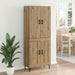 Bufet Stejar Artizanal 69,5 x 34 x 180 cm Lemn compozit - WALTI WALTI