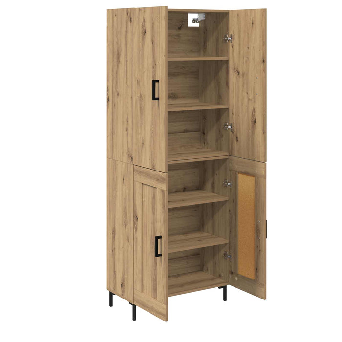 Bufet Stejar Artizanal 69,5 x 34 x 180 cm Lemn compozit - WALTI WALTI