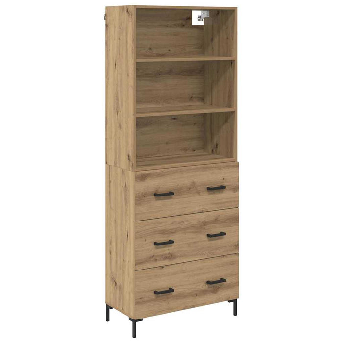 Bufet Stejar Artizanal 69,5 x 34 x 180 cm Lemn compozit - WALTI WALTI