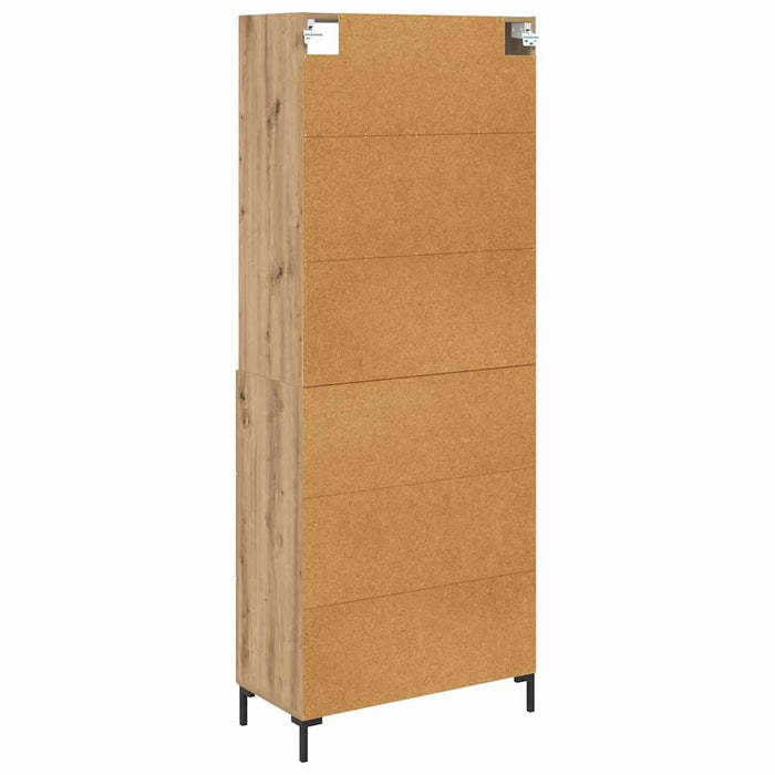 Bufet Stejar Artizanal 69,5 x 34 x 180 cm Lemn compozit - WALTI WALTI