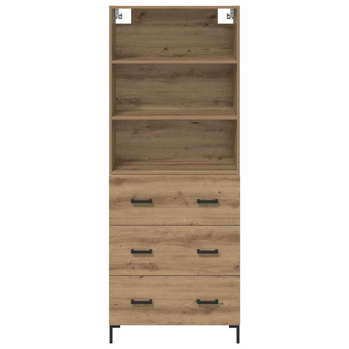 Bufet Stejar Artizanal 69,5 x 34 x 180 cm Lemn compozit - WALTI WALTI