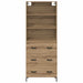 Bufet Stejar Artizanal 69,5 x 34 x 180 cm Lemn compozit - WALTI WALTI