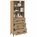 Bufet Stejar Artizanal 69,5 x 34 x 180 cm Lemn compozit - WALTI WALTI