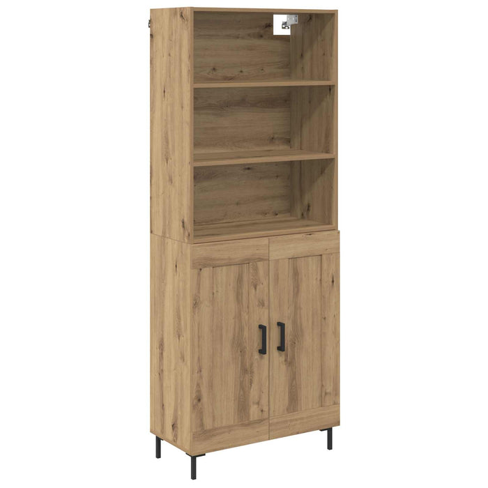 Bufet Stejar Artizanal 69,5 x 34 x 180 cm Lemn compozit - WALTI WALTI
