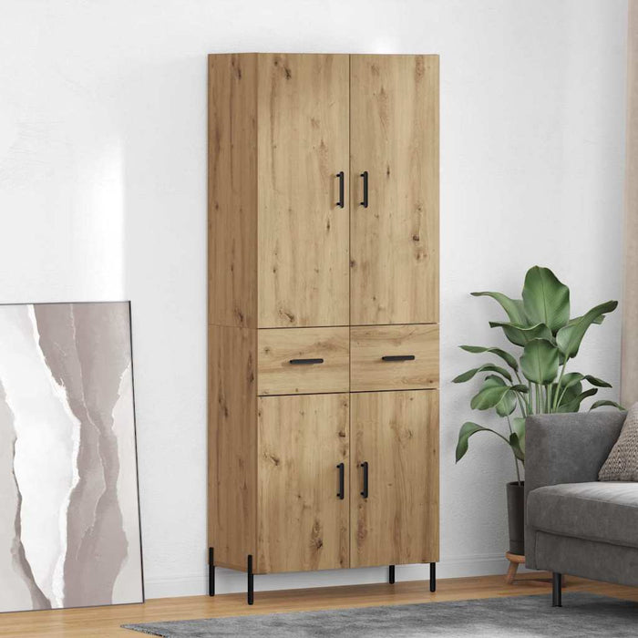 Bufet Stejar Artizanal 69,5 x 34 x 180 cm Lemn compozit - WALTI WALTI