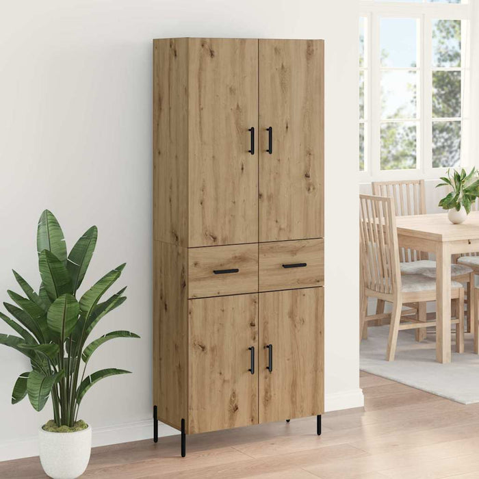 Bufet Stejar Artizanal 69,5 x 34 x 180 cm Lemn compozit - WALTI WALTI