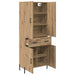 Bufet Stejar Artizanal 69,5 x 34 x 180 cm Lemn compozit - WALTI WALTI