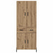 Bufet Stejar Artizanal 69,5 x 34 x 180 cm Lemn compozit - WALTI WALTI
