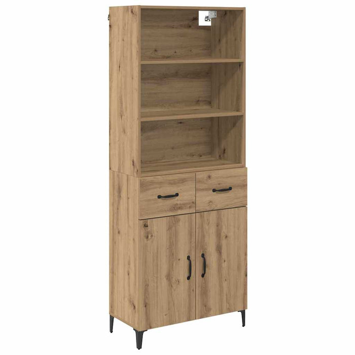 Bufet Stejar Artizanal 69,5 x 34 x 180 cm Lemn compozit - WALTI WALTI