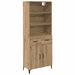 Bufet Stejar Artizanal 69,5 x 34 x 180 cm Lemn compozit - WALTI WALTI