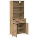 Bufet Stejar Artizanal 69,5 x 34 x 180 cm Lemn compozit - WALTI WALTI