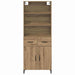 Bufet Stejar Artizanal 69,5 x 34 x 180 cm Lemn compozit - WALTI WALTI