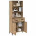 Bufet Stejar Artizanal 69,5 x 34 x 180 cm Lemn compozit - WALTI WALTI