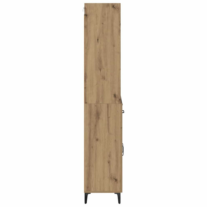 Bufet Stejar Artizanal 69,5 x 34 x 180 cm Lemn compozit - WALTI WALTI