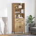 Bufet Stejar Artizanal 69,5 x 32,5 x 180 cm Lemn compozit - WALTI WALTI