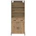 Bufet Stejar Artizanal 69,5 x 32,5 x 180 cm Lemn compozit - WALTI WALTI