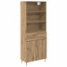 Bufet Stejar Artizanal 69,5 x 34 x 180 cm Lemn compozit - WALTI WALTI